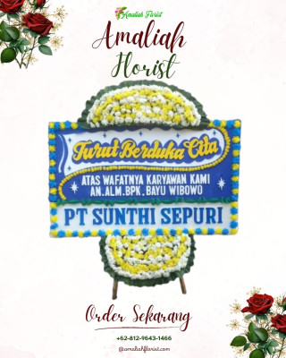Papan Bunga Duka di Sirnagalih