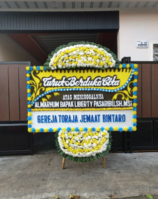 Papan Bunga Duka di Sirnagalih